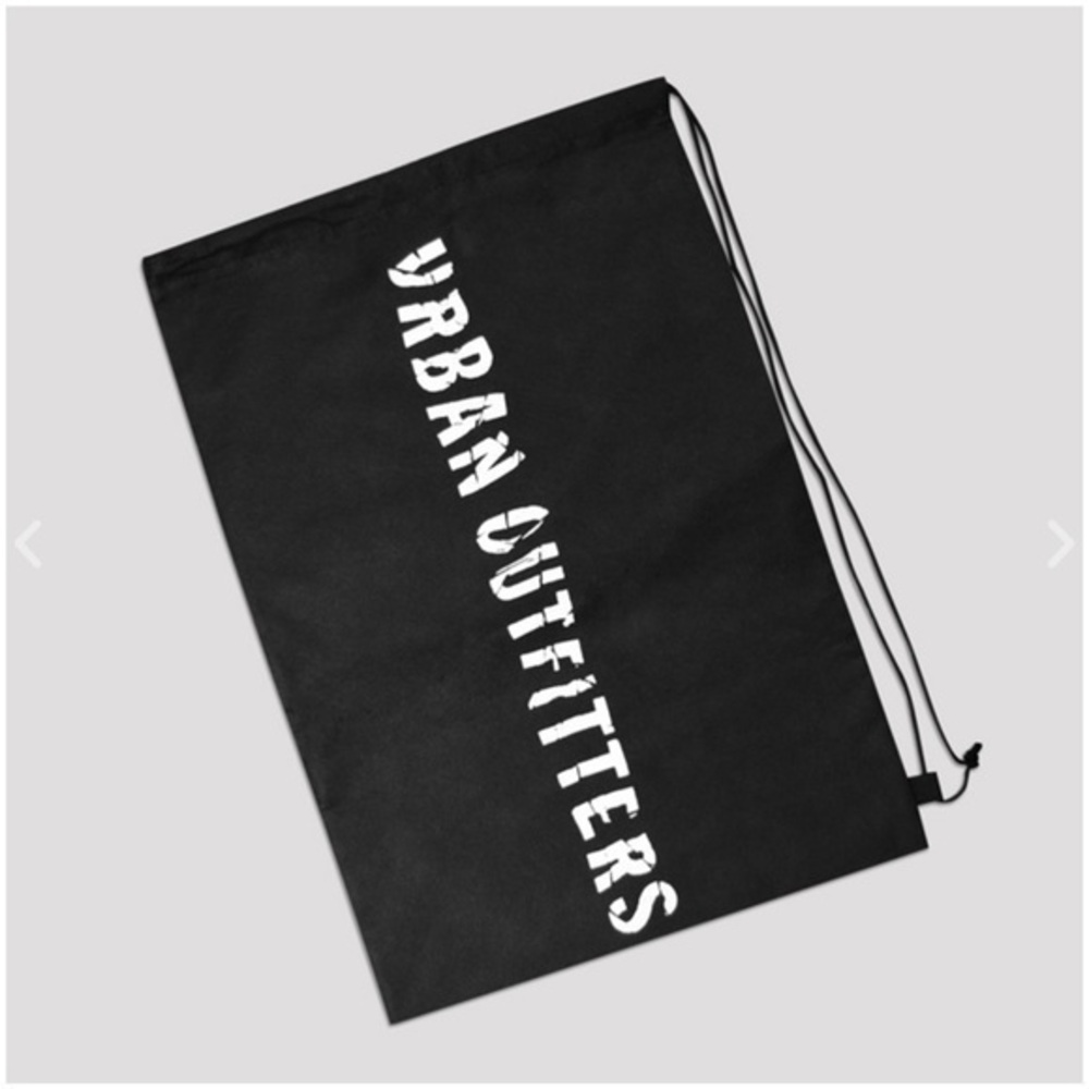 Urban Outfitters Logo  Eco Friendly Shopping  Bag  Backpack   / Black